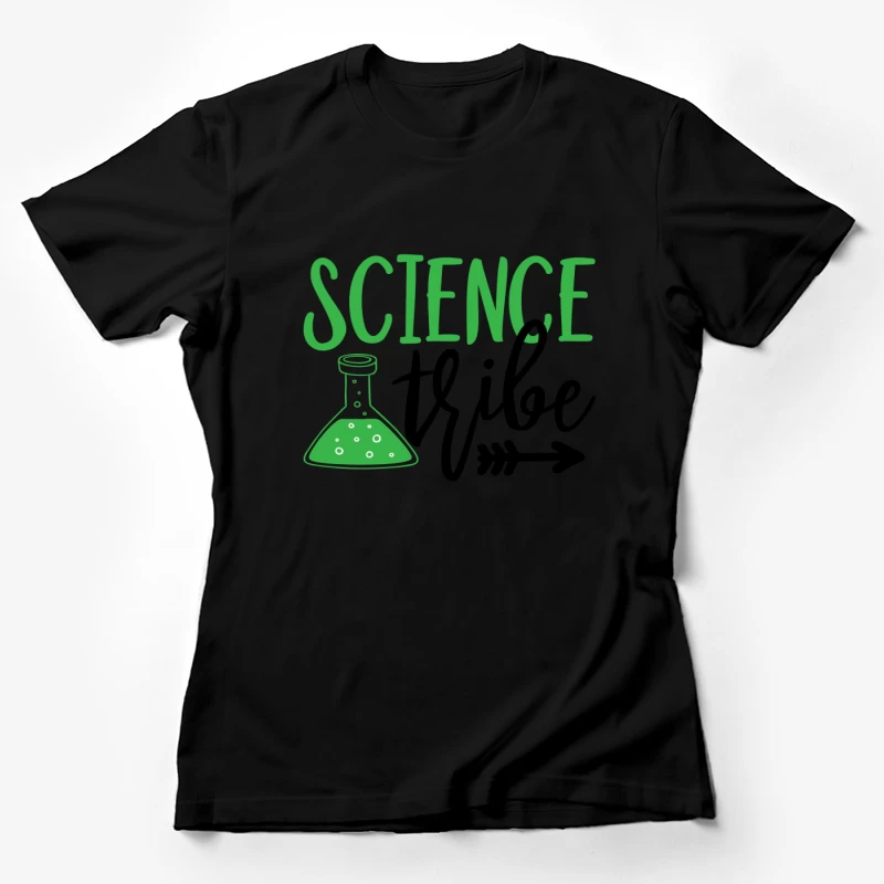 Tribu de la science avec tube à essai Femme T-Shirt