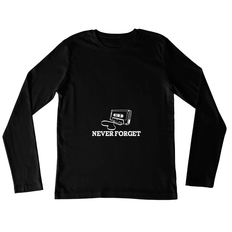 Cassette rétro: Souvenirs du passé Femme Manches Longues T-Shirt