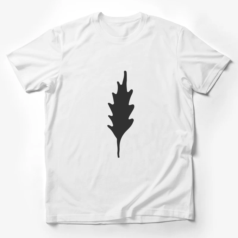 Silhouette de feuille de chêne Homme T-Shirt