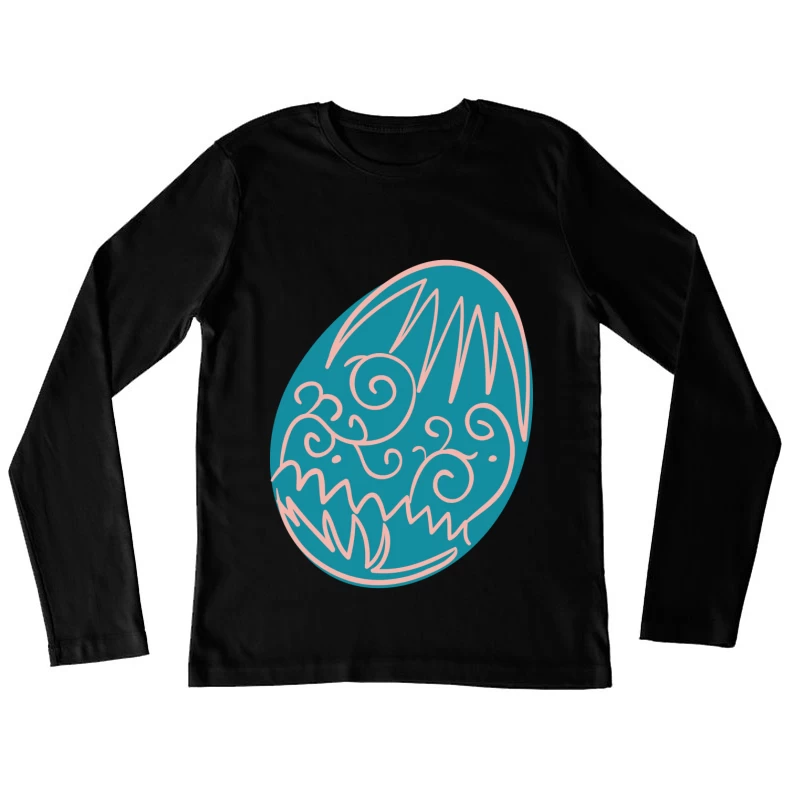 Oeuf décoratif fantaisie Femme Manches Longues T-Shirt
