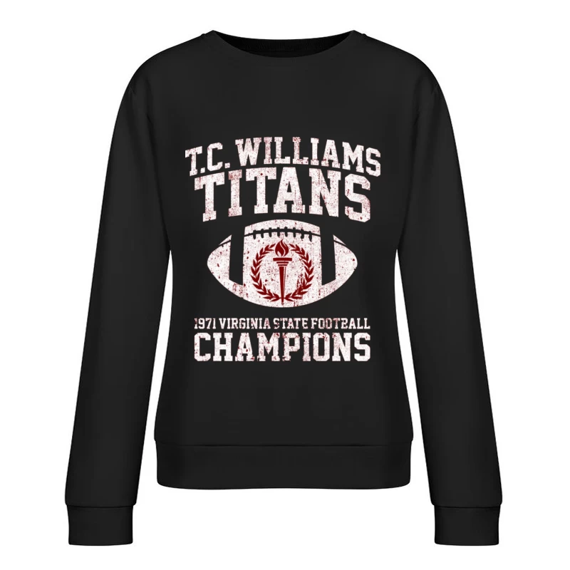T.C. Williams Titans 1971 Football Female Pullover Sweatshirt