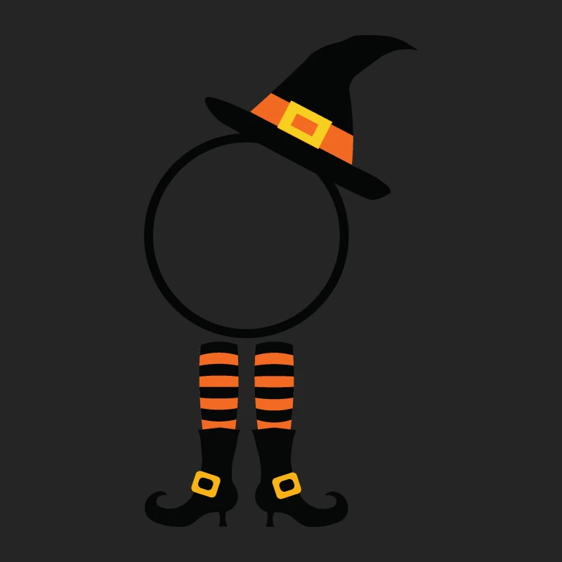 Silhouette de sorcière Halloween Homme Sweat-shirt à enfiler