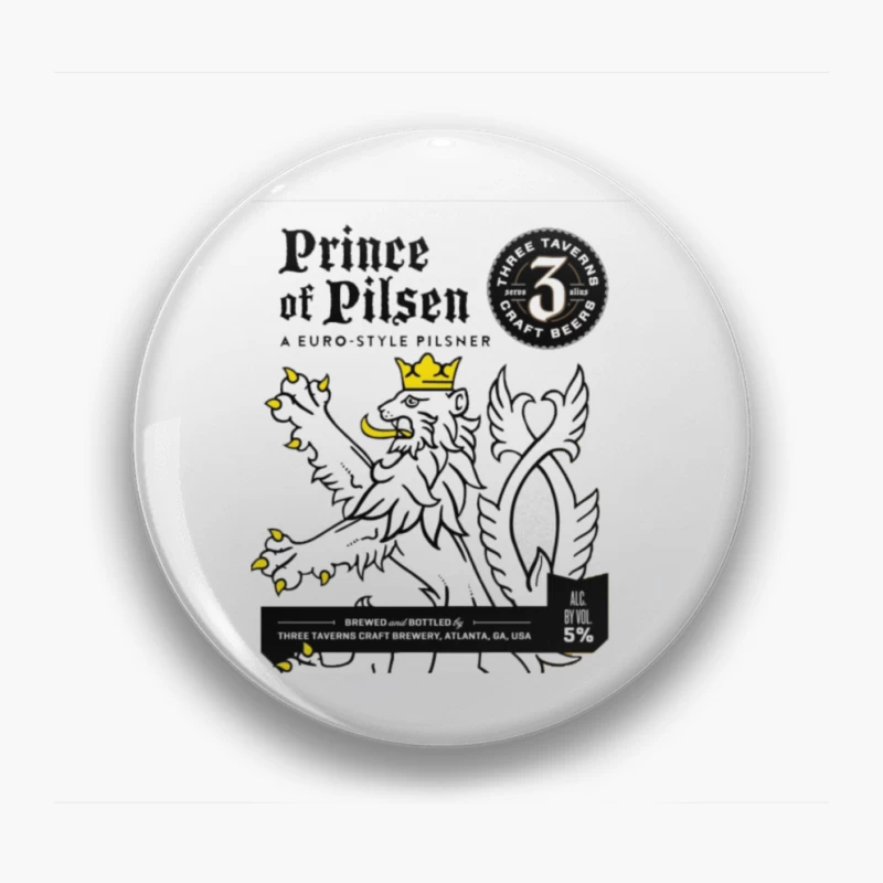Three Taverns Beer Pin