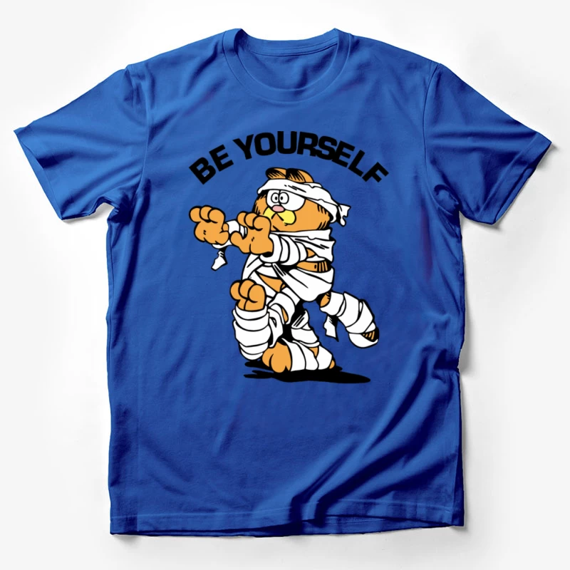 Katzenmumie mit Humor Herren T-Shirt