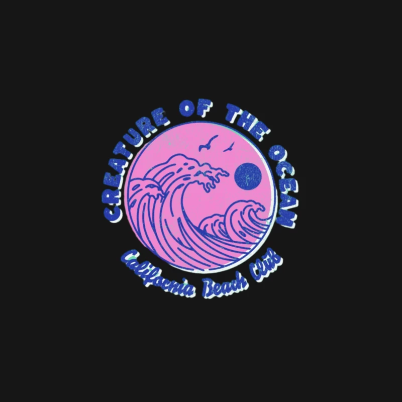 Créature de l'Océan: Club de Plage Californien Femme Manches Longues T-Shirt