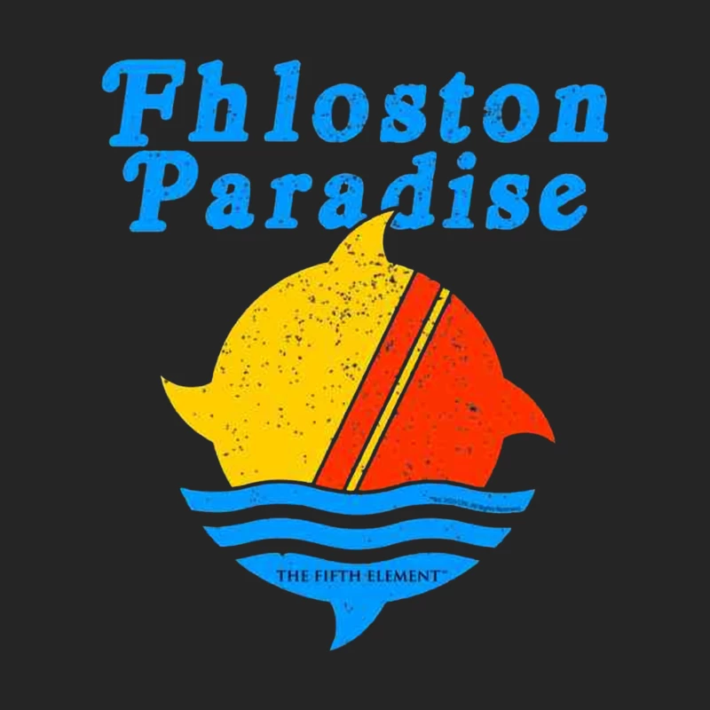 Fhloston Paradise Retro Logo Male Pullover Sweatshirt
