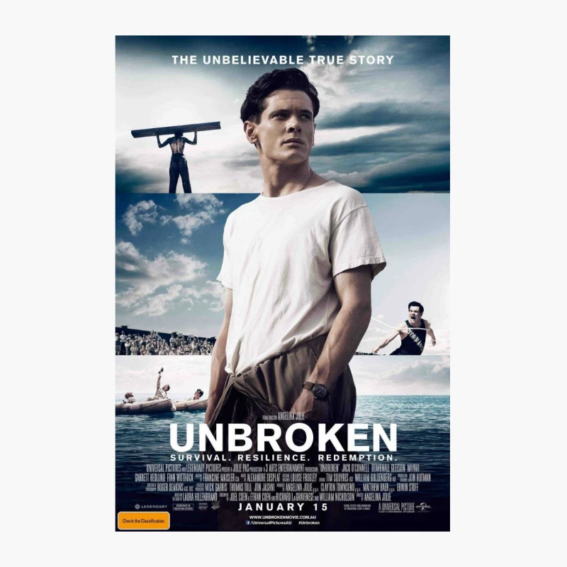 Unbroken: A True Story of Survival and Resilience in World War II Cotton Tote Bag