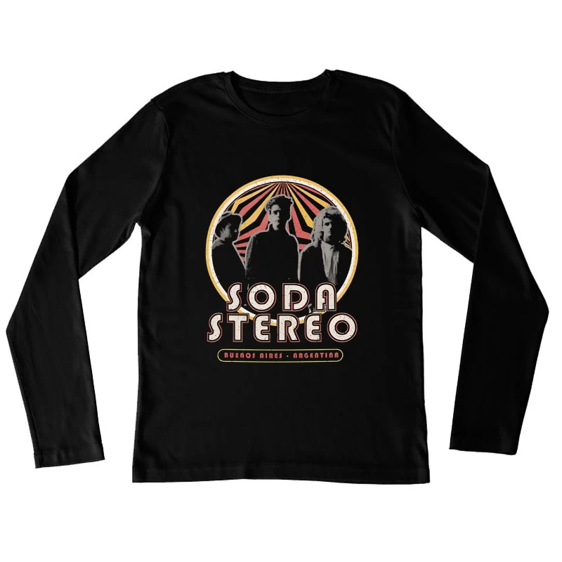 Soda Stereo Tour Female Long Sleeve T-Shirt