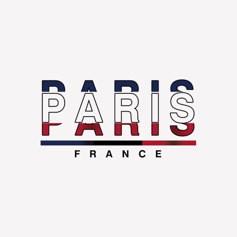 Stilvolles Paris-Design mit französischen Farben Damen T-Shirt