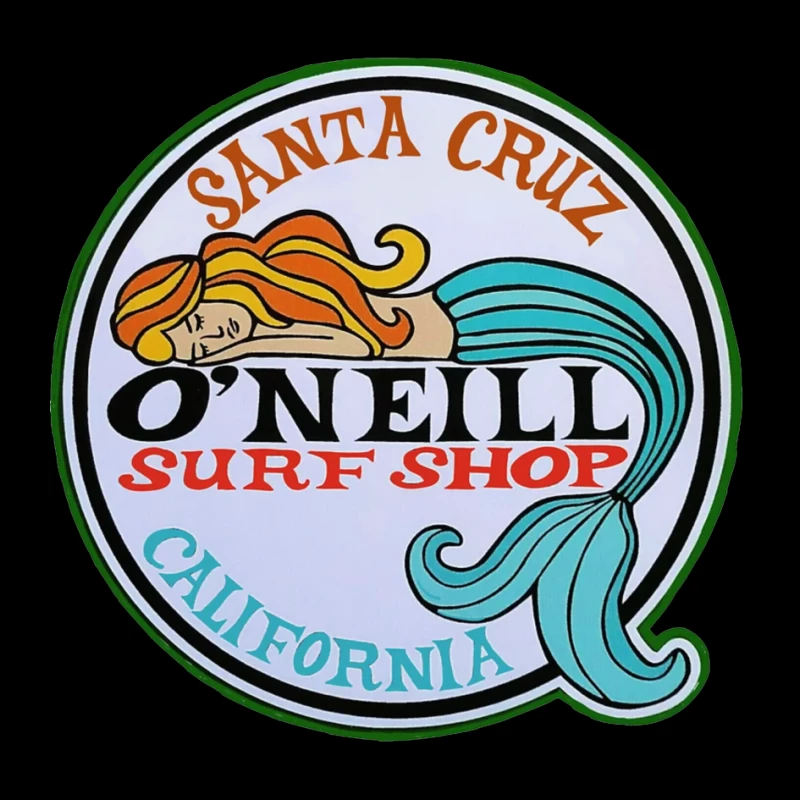 Vintage O'Neill Surf Shop Logo from Santa Cruz, California Pin