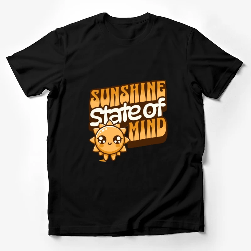 Soleil Heureux, État d'Esprit Positif Homme T-Shirt