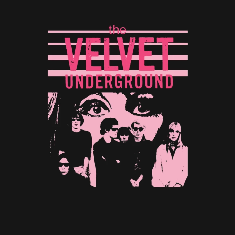 The Velvet Underground Vintage Pink Album Art Design Female Long Sleeve T-Shirt