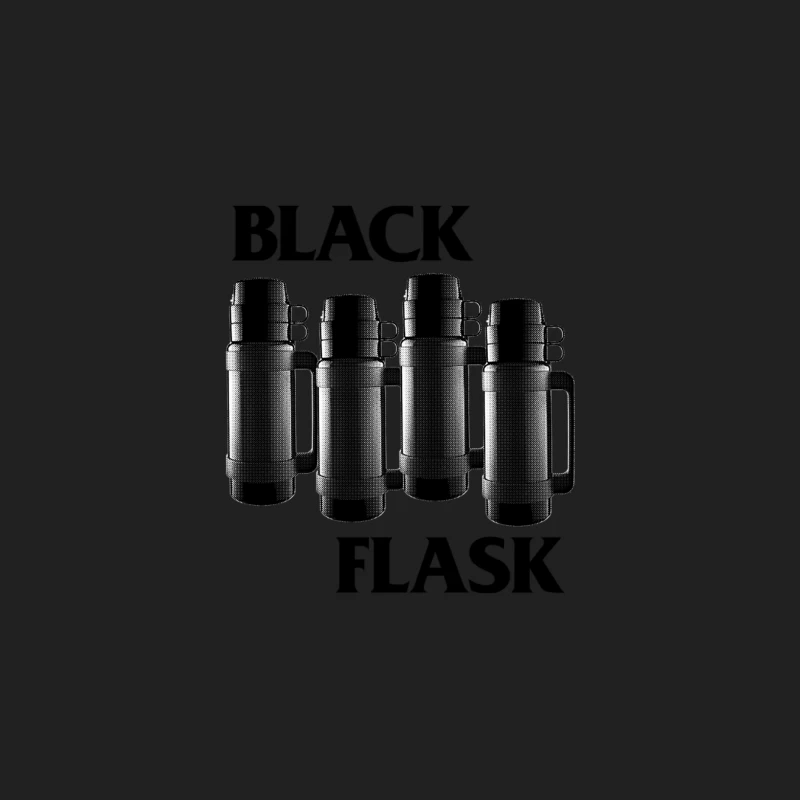 Black Flask - Black Flag Parody Design Tribute Bucket Hat