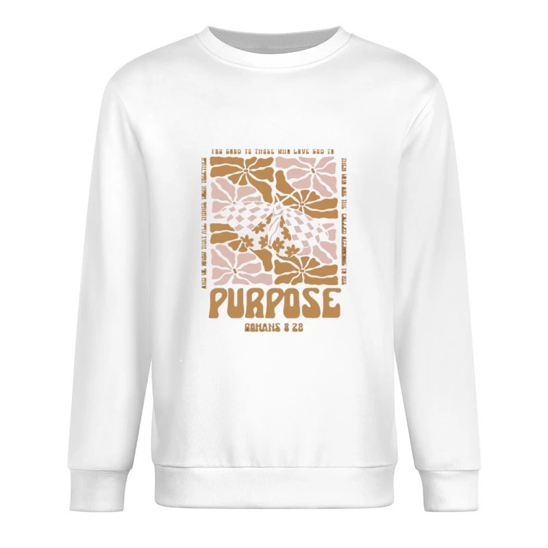 Citation biblique sur le but Homme Sweat-shirt à enfiler