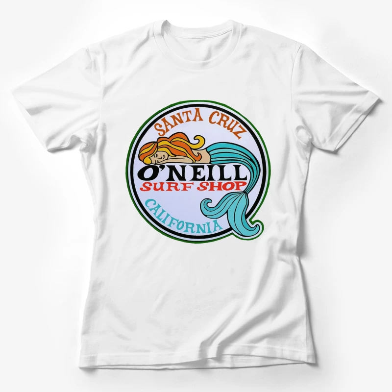 Vintage O'Neill Surf Shop Logo from Santa Cruz, California Female T-Shirt