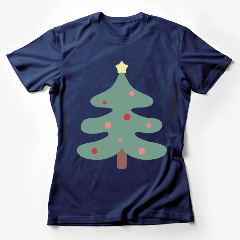 Arbre de Noël avec Étoile Femme T-Shirt
