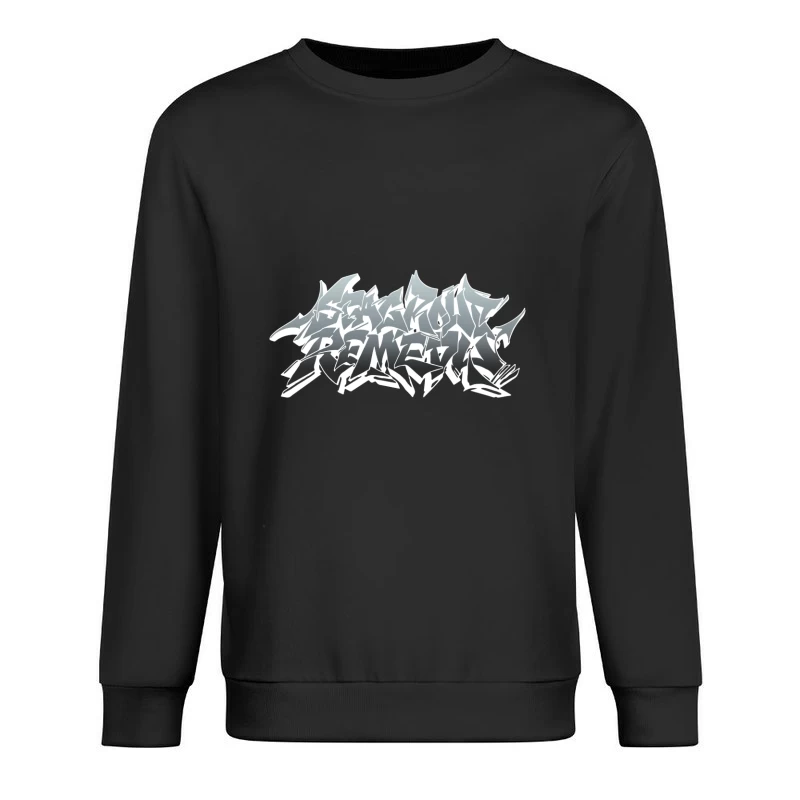 Graffiti-Stil-Design Herren Pullover Sweatshirt