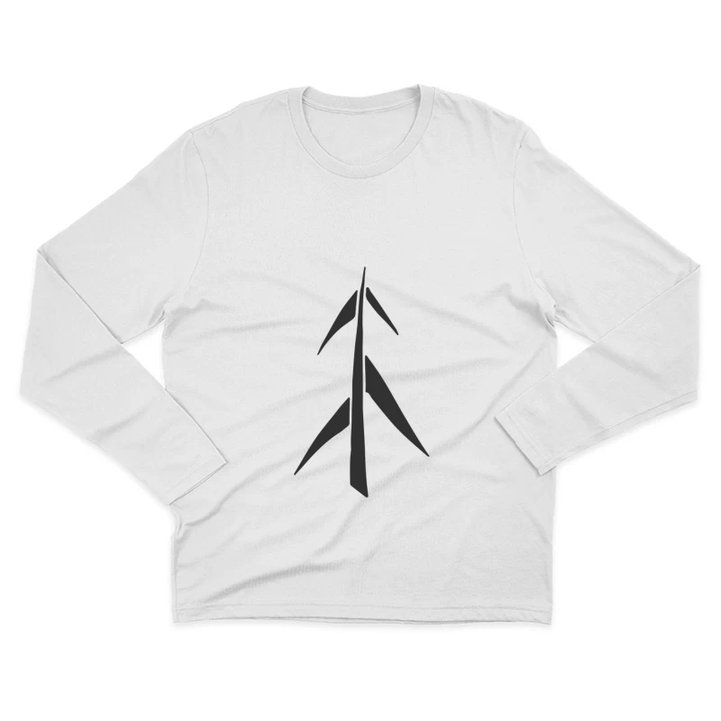 Symbole moderne et abstrait Homme Manches Longues T-Shirt