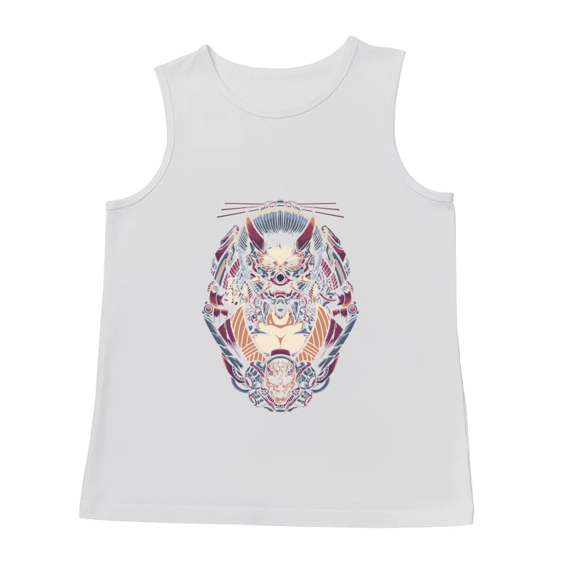 Cyberpunk Samurai Robotic Fantasy Art Male Tank Top