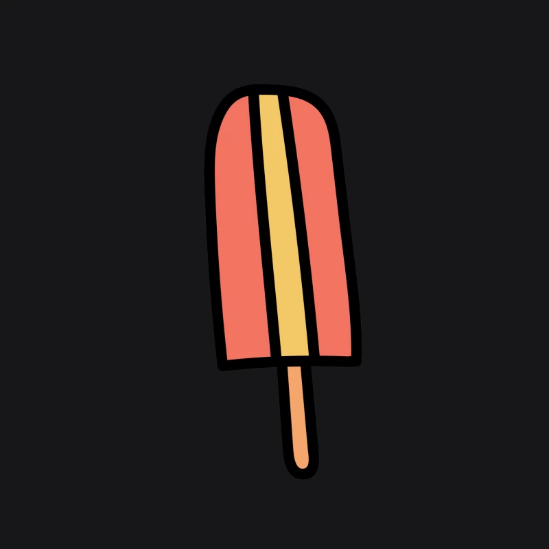 Illustration de glace à l'eau colorée Homme Sweat à capuche
