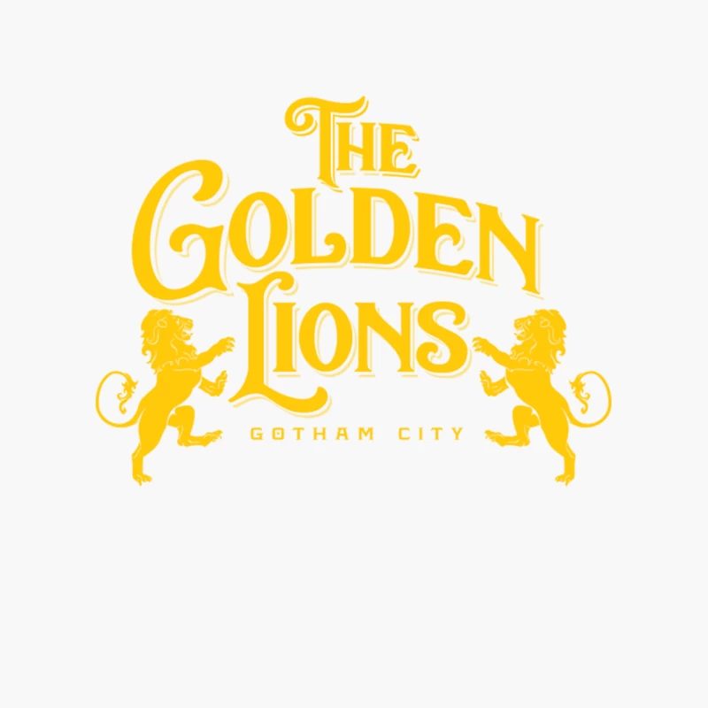 The Golden Lions Cotton Tote Bag
