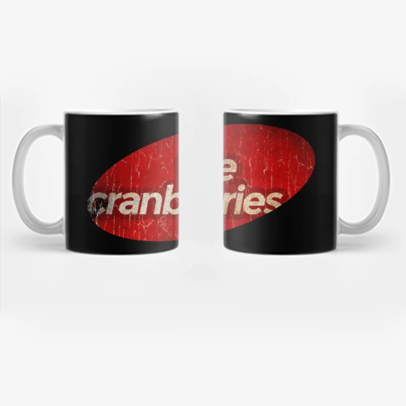 The Cranberries Vintage Band Logo in Red Coffee Mug