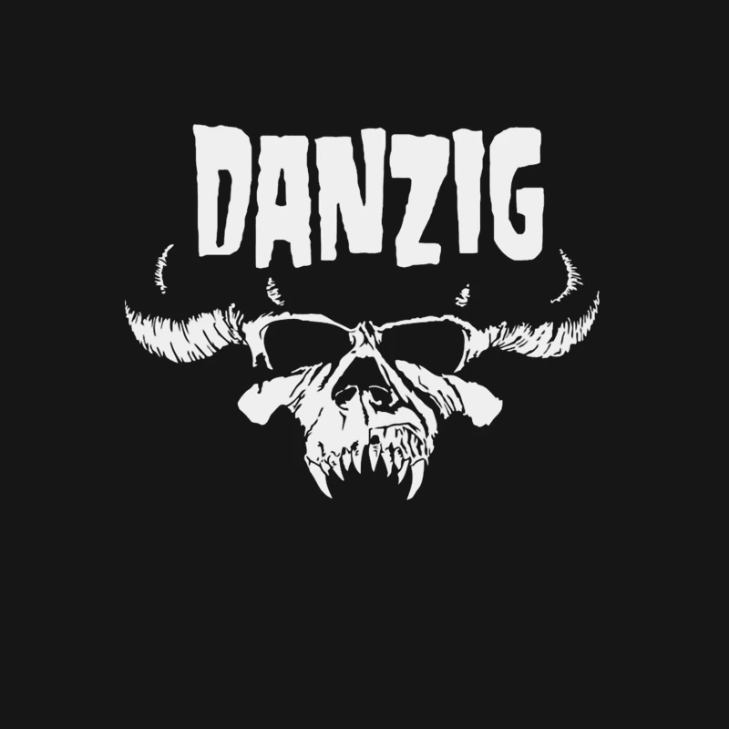 Danzig Band Gothic Skull Logo Design Male T-Shirt