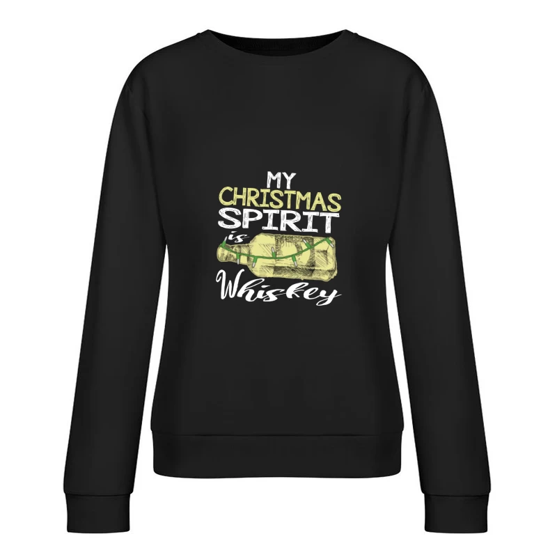 L'esprit de Noël avec Whisky Femme Sweat-shirt à enfiler