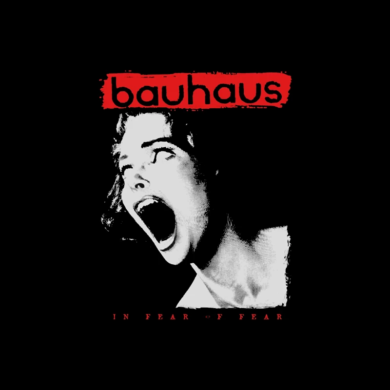 Bauhaus - In Fear of Fear Gothic Album Art Throw Pillow