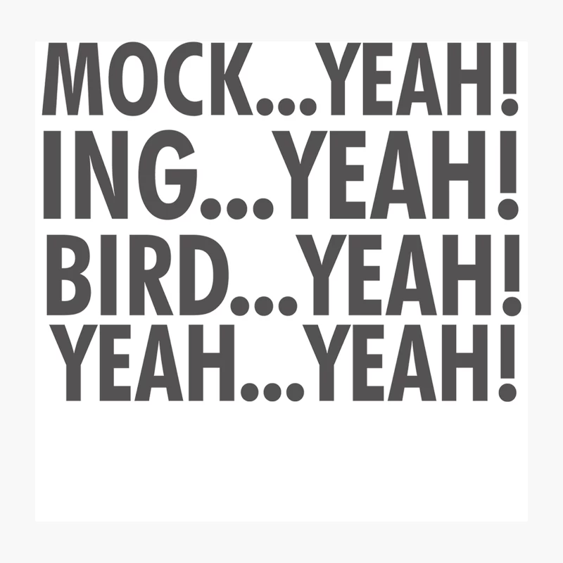 Mocking Bird Throw Pillow