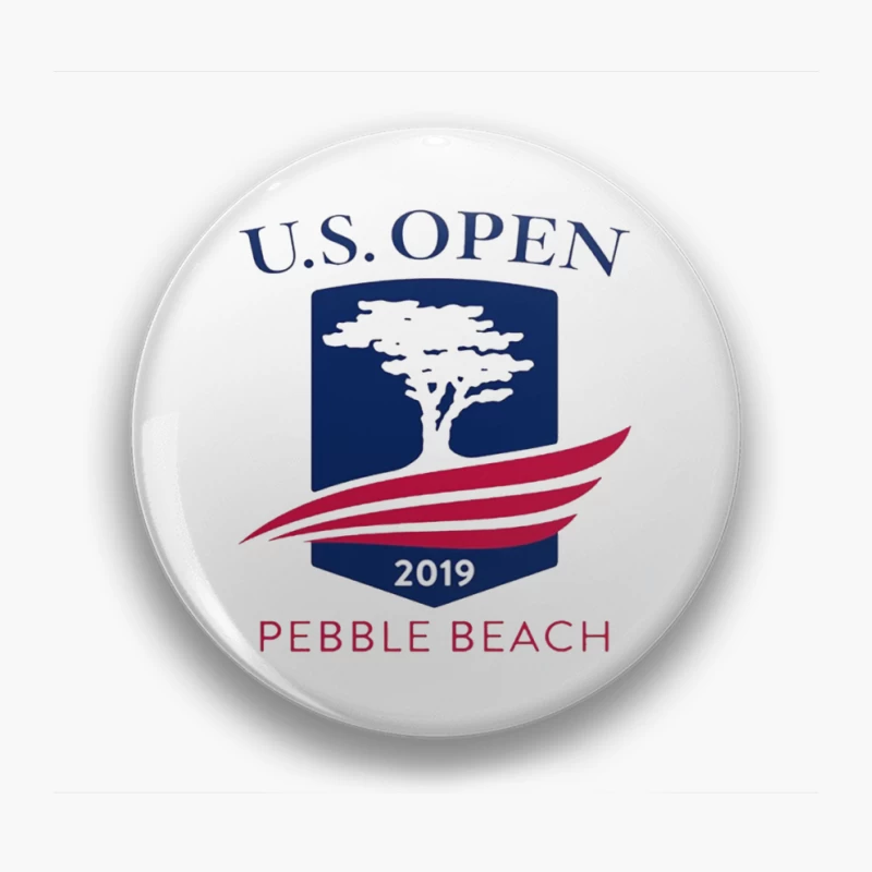 2019 US Open Golf Championship at Pebble Beach Logo Pin