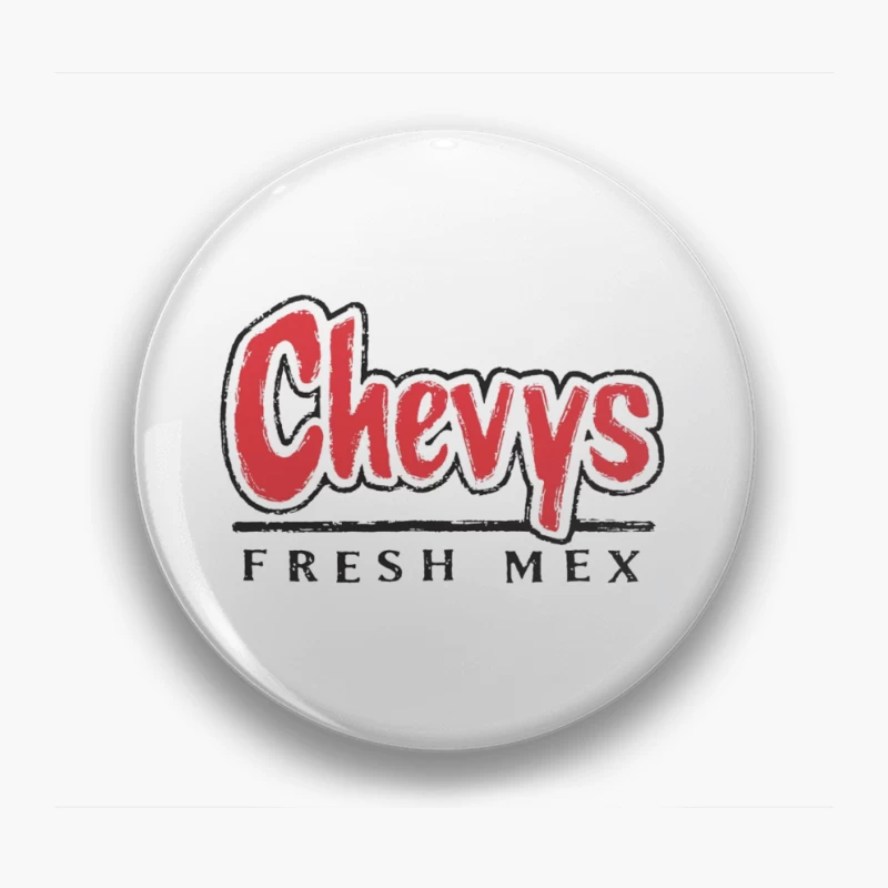 Chevys Fresh Mex Restaurant Logo Design Pin