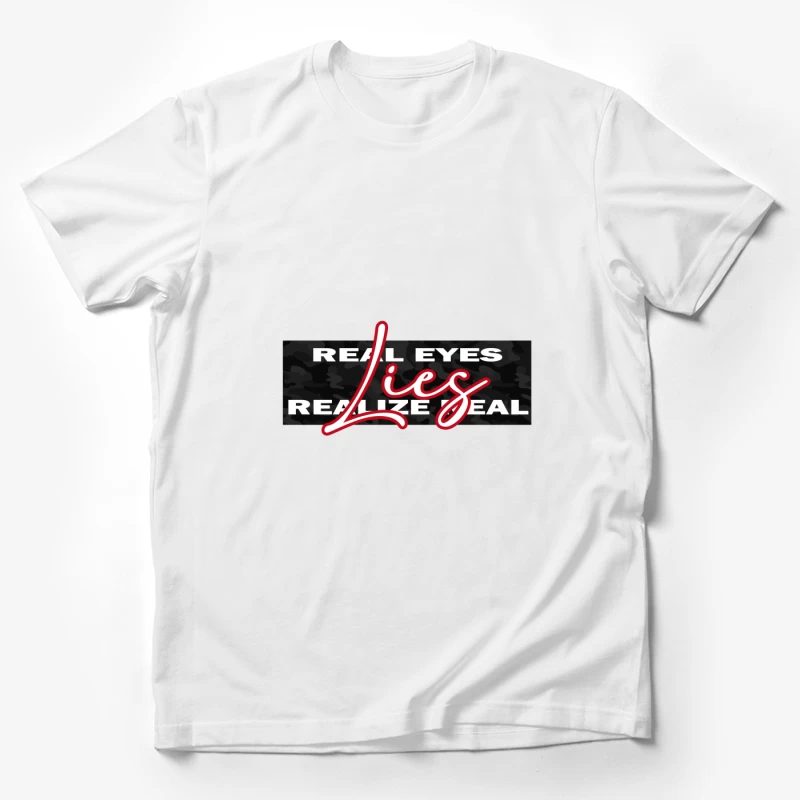 Inspirational Phrase Design Male T-Shirt