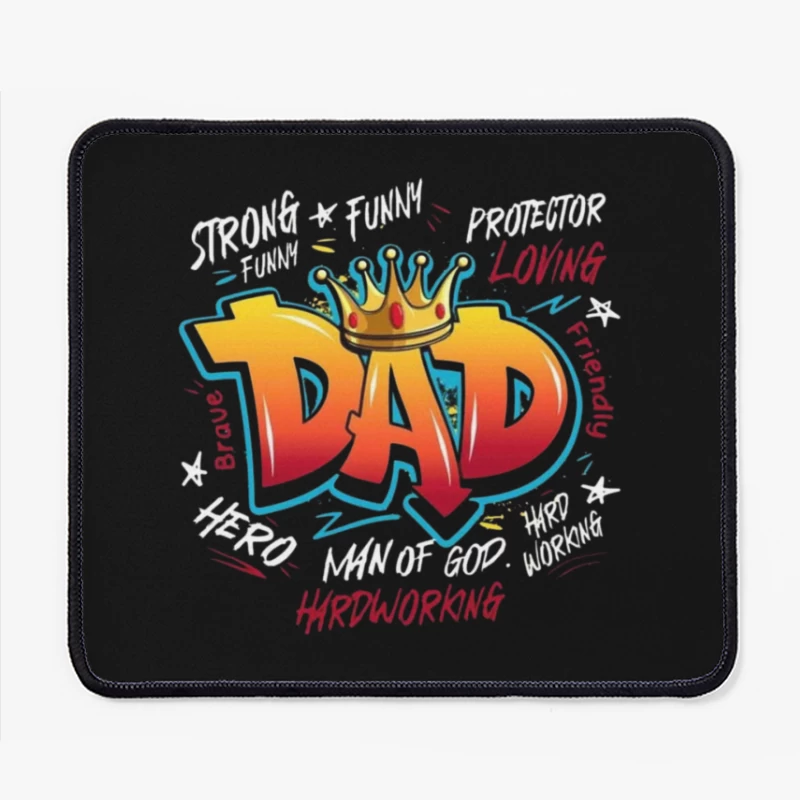 Dad Appreciation Design Mouse Pad
