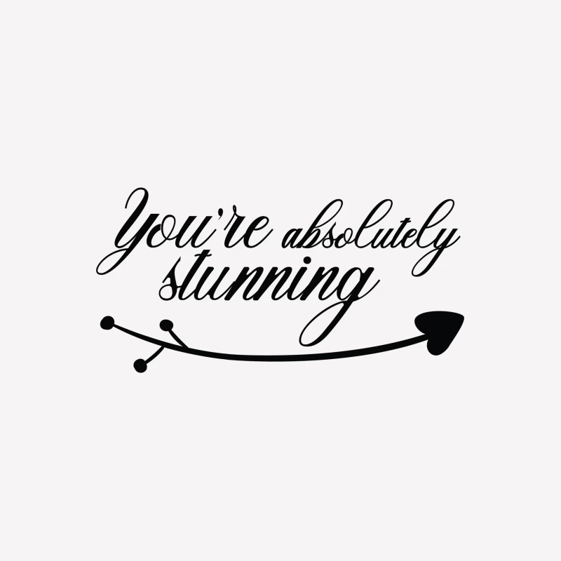Texte inspirant avec flèche Femme T-Shirt