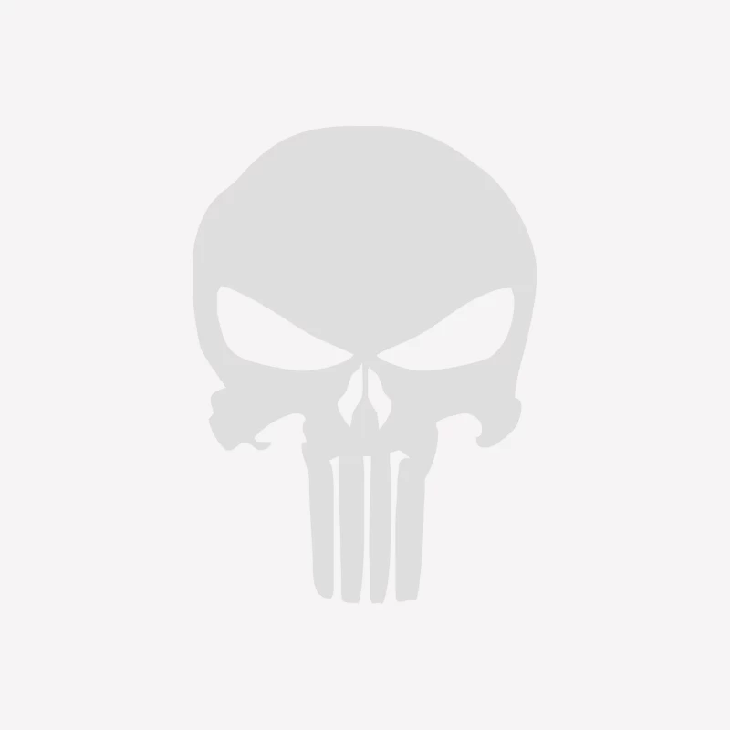 The Punisher Skull Head Male T-Shirt