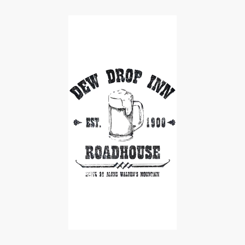 Dew Drop Inn, distressed iPhone Case