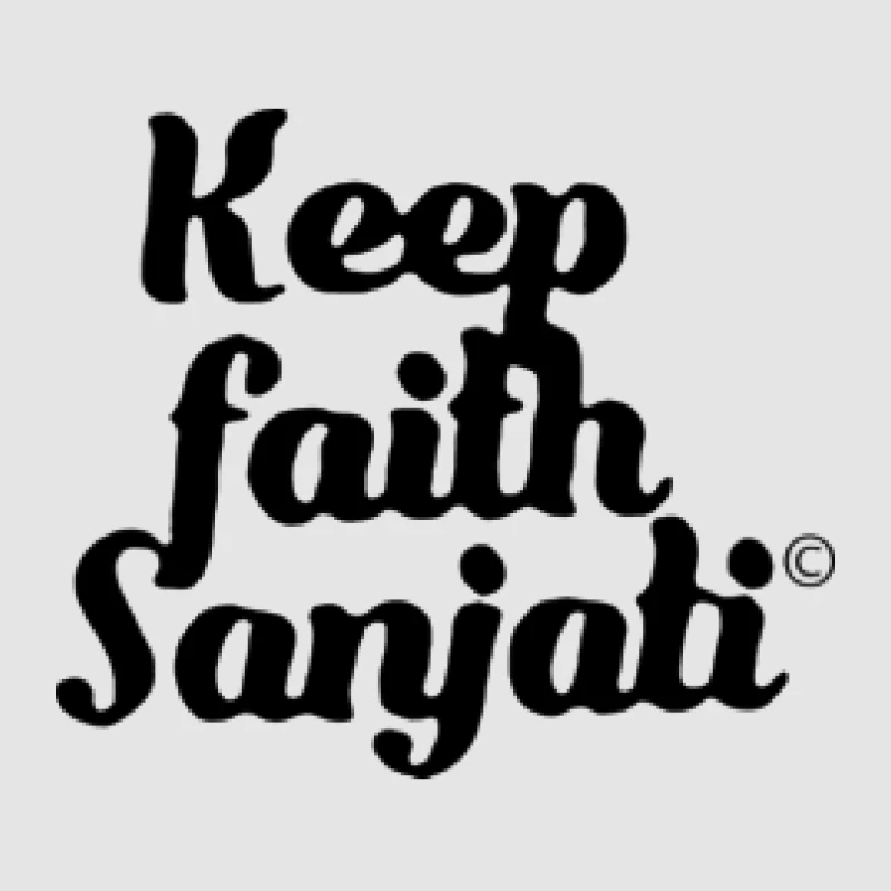 Sanjati Keep Faith Design Herren Pullover Hoodie