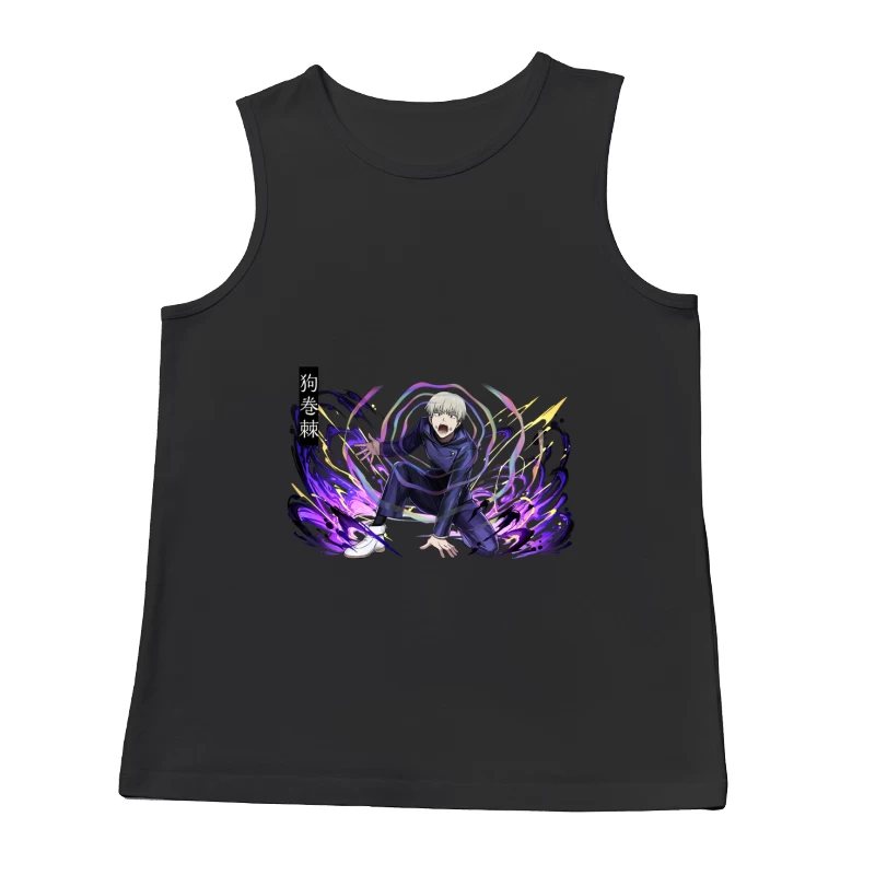 Junger Held mit magischen Kräften Herren Tanktops