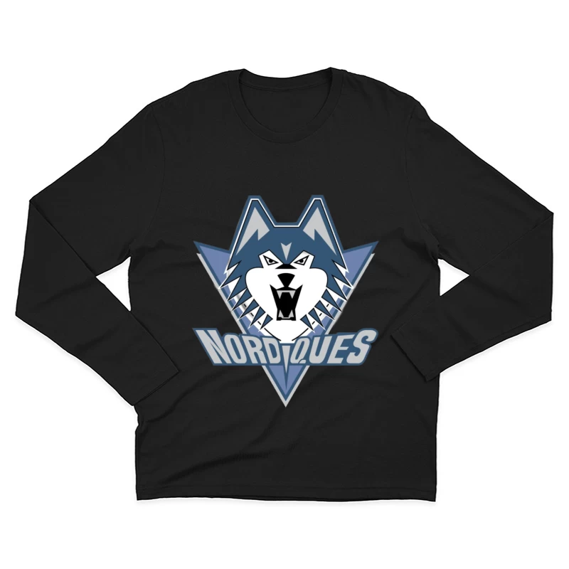 Quebec Nordiques Male Long Sleeve T-Shirt