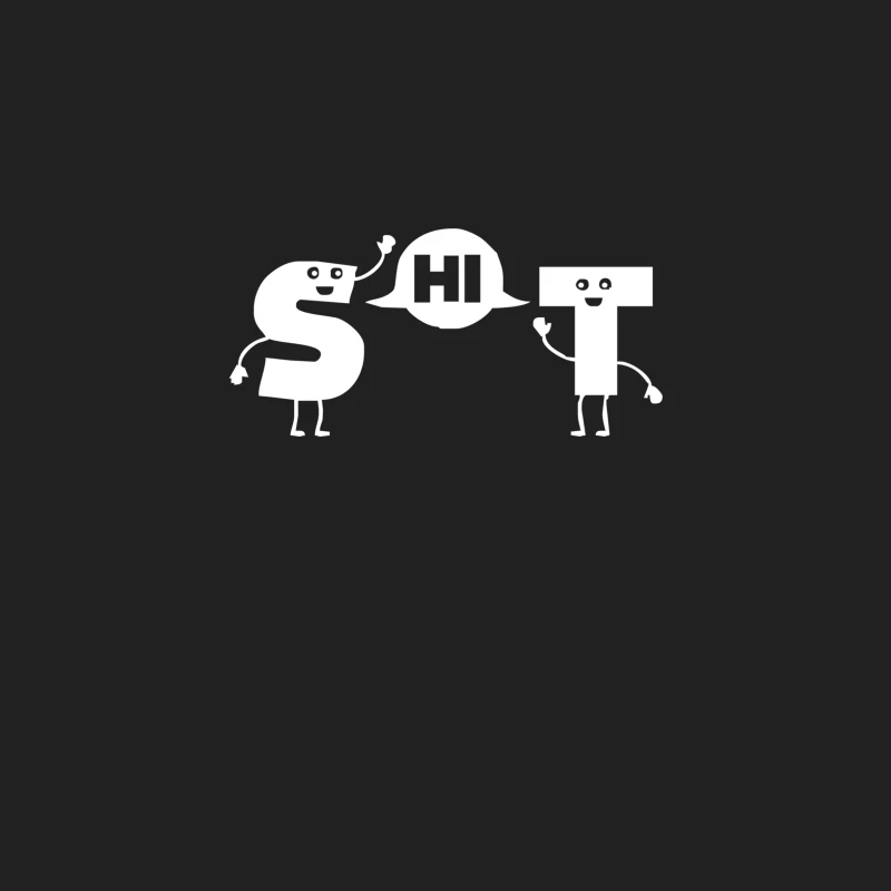 S Hi T Funny Geek Reading Books Type Bucket Hat