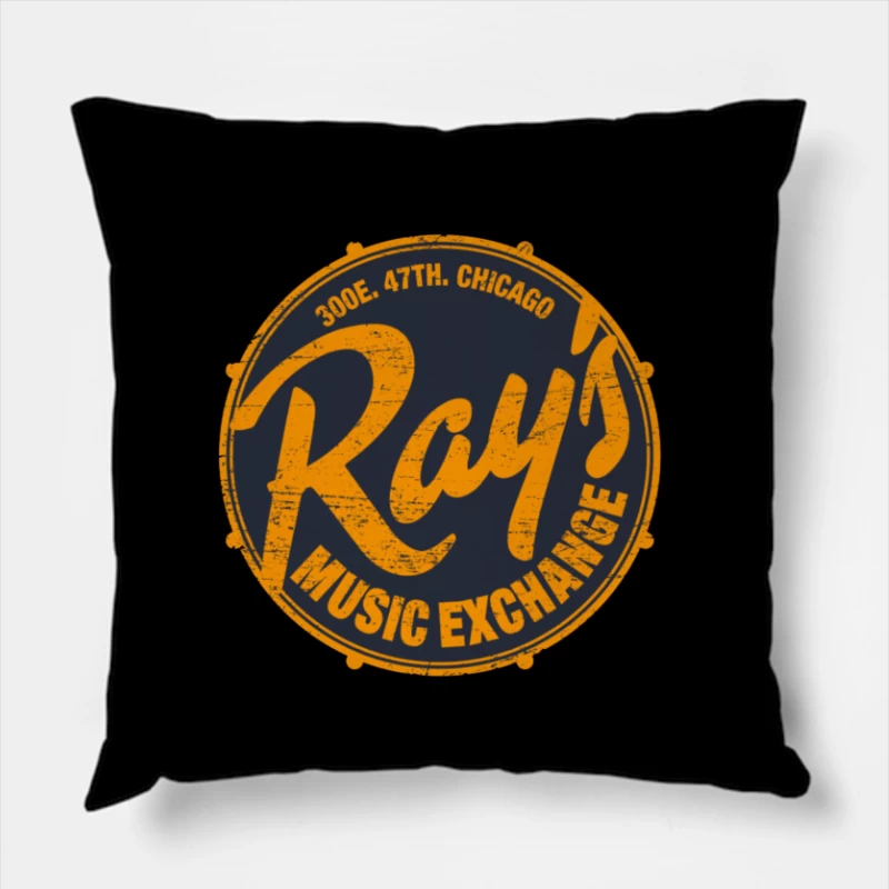 Ray's Music Exchange Throw Pillow