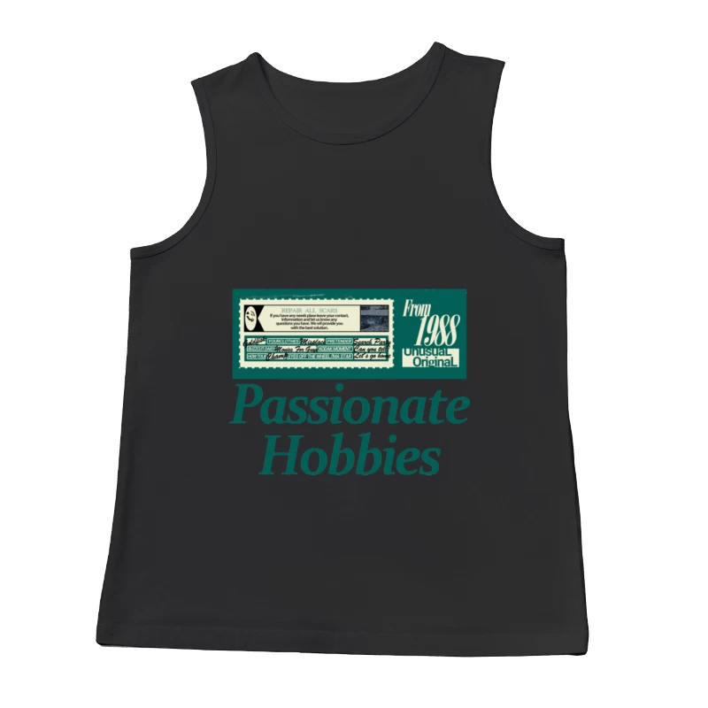 Ungewöhnliche Originale von 1988 Herren Tanktops