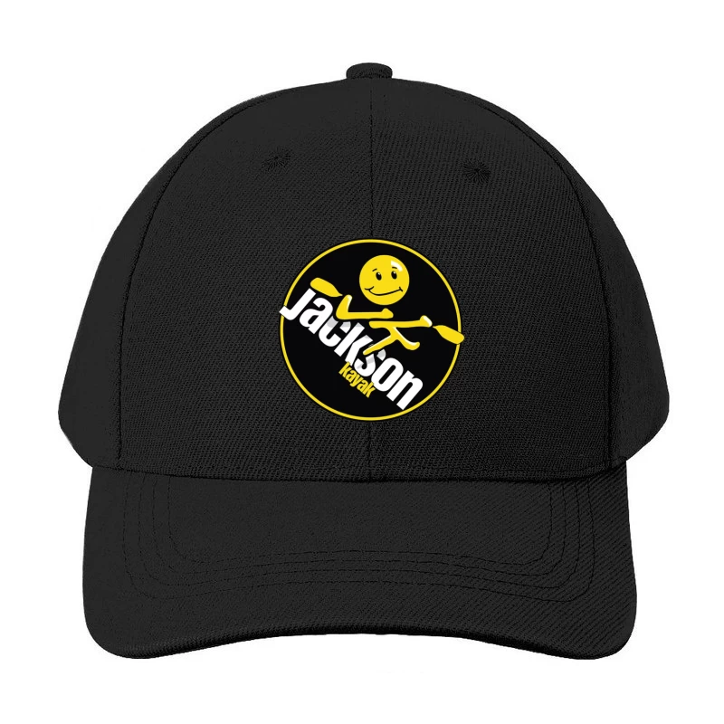 Jackson Kayak Sports Logo with Yellow Smiley Design Baseball Cap