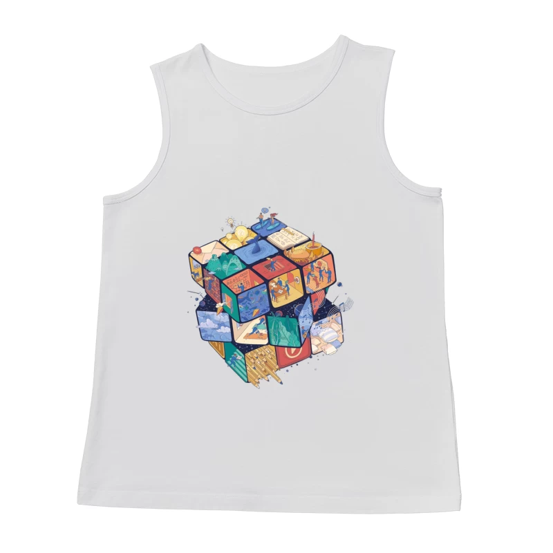 Kubus der Kreativität und Ideen Herren Tanktops
