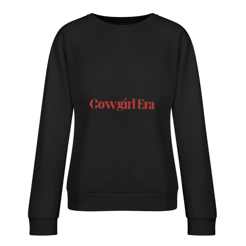 Design du Logo Cowgirl Era Femme Sweat-shirt à enfiler