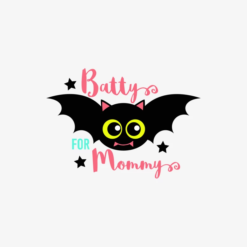 Chauve-souris adorable pour maman Femme Manches Longues T-Shirt