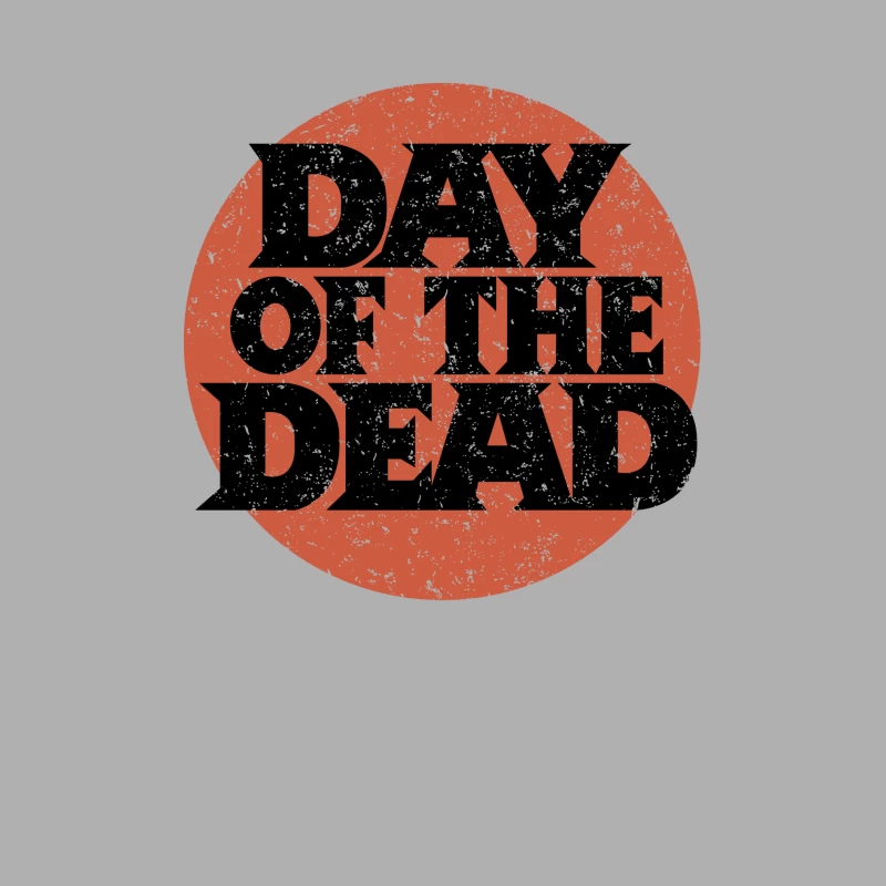 Day of the Dead Typography: Grunge-Textured Design for Mexican Holiday Male Tank Top