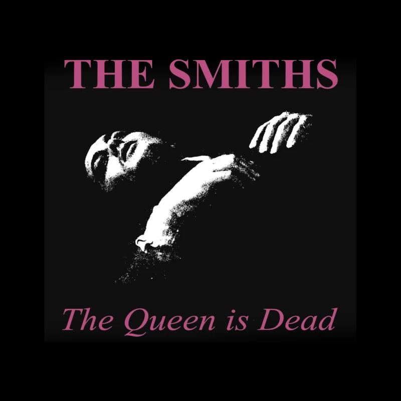 The Smiths "The Queen Is Dead" Album Cover Art Throw Pillow