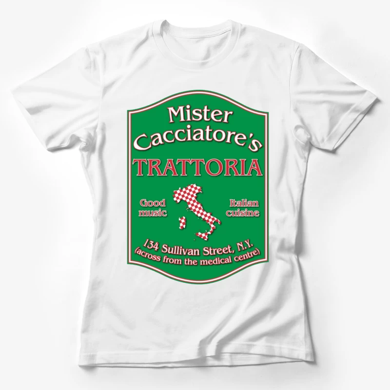 Mister Cacciatore's Female T-Shirt
